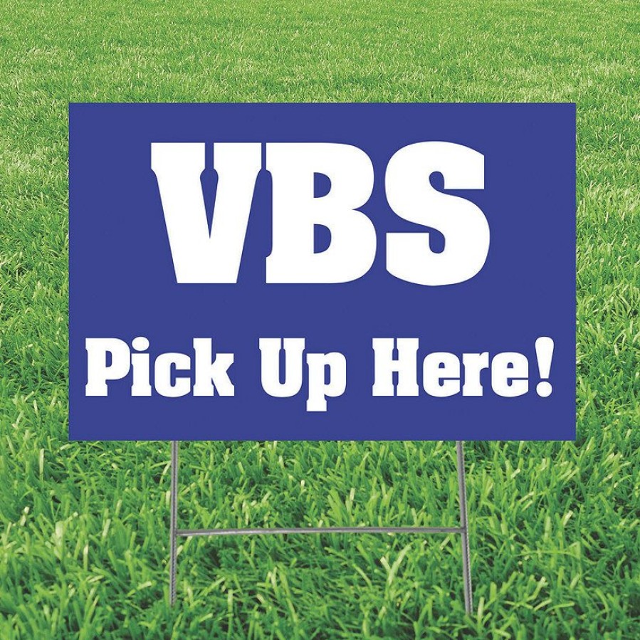 Yard Signs * | Deals Vbs Pick Up Yard Sign