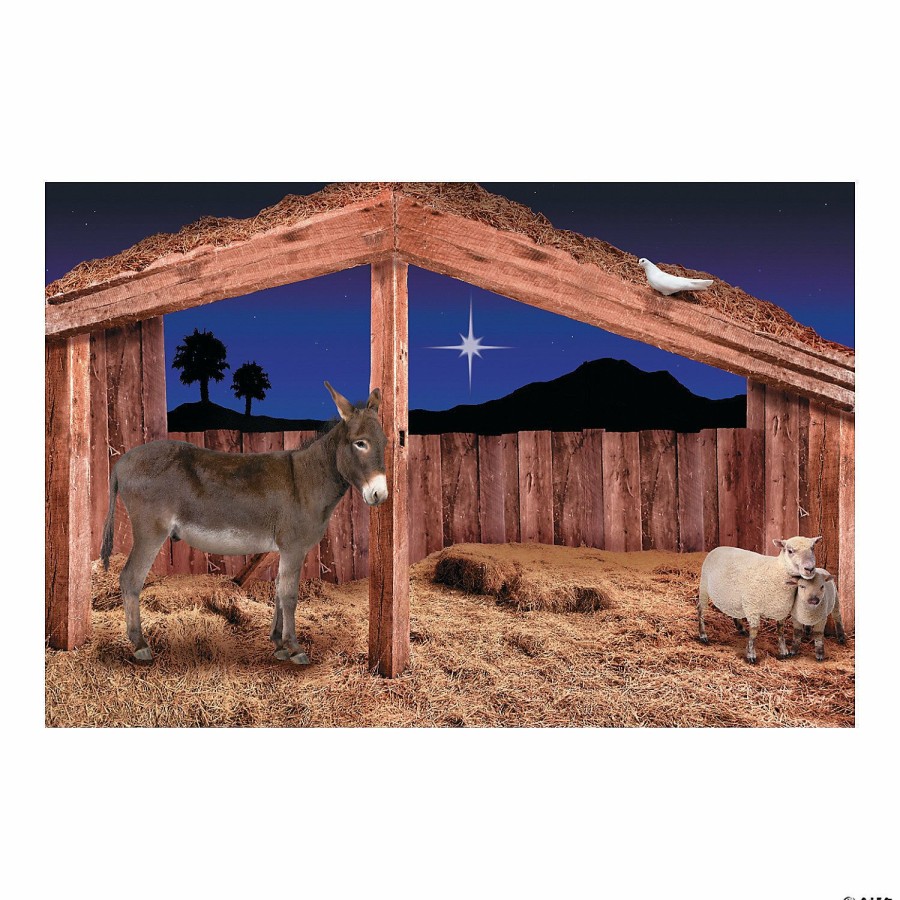 Backdrops & Scene Setters * | Buy Stable Scene Backdrop 3 Pc.