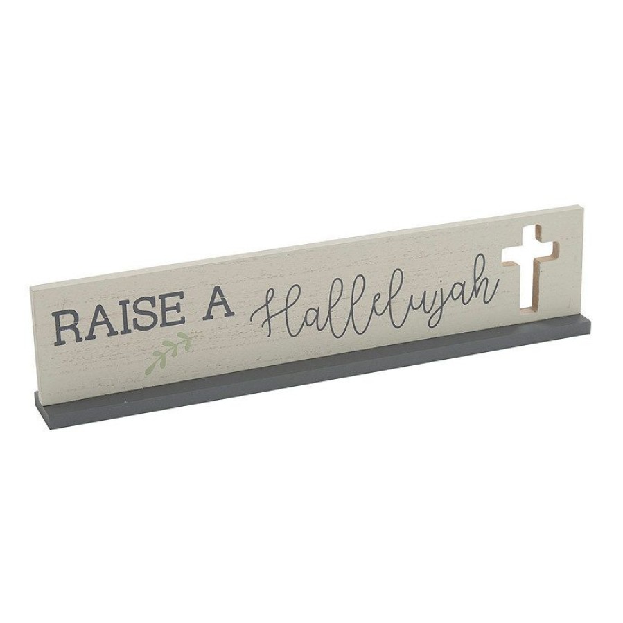 Signs * | Promo Raise A Hallelujah Tabletop Sign