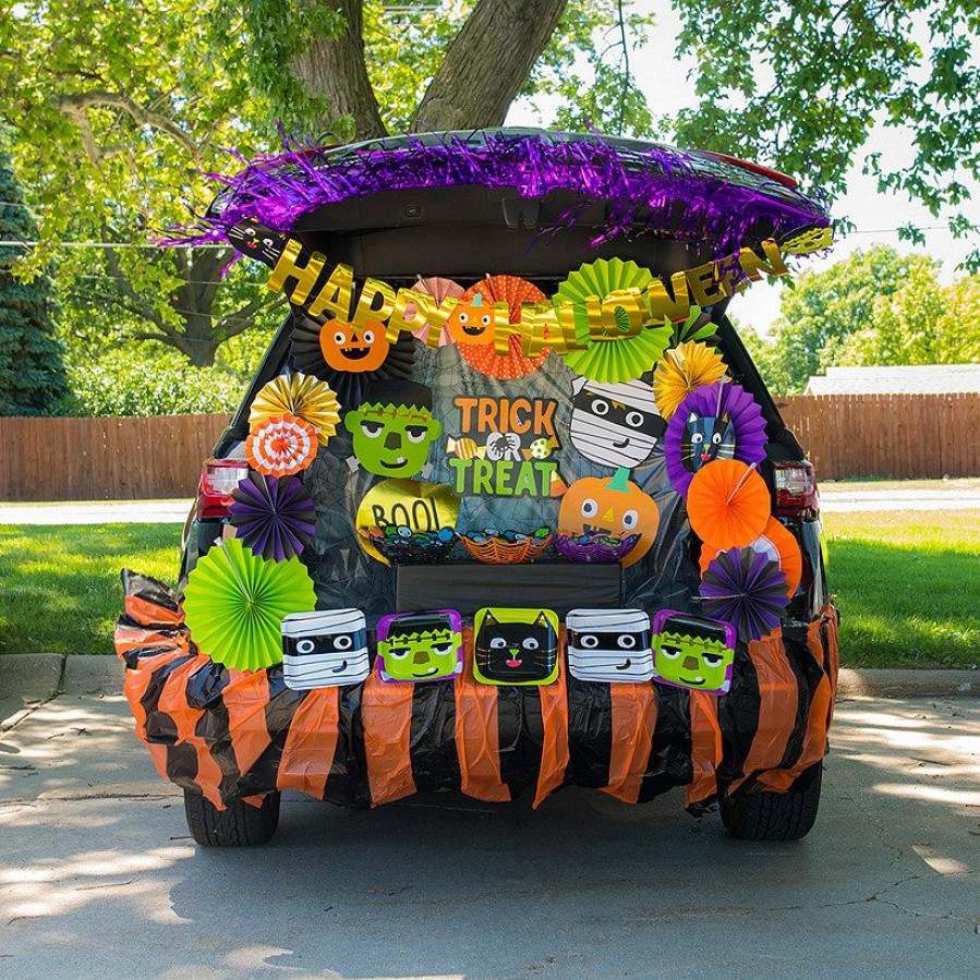 Decorating Kits * | Top 10 Ghoul Gang Trunk-Or-Treat Decorating Kit 34 Pc.