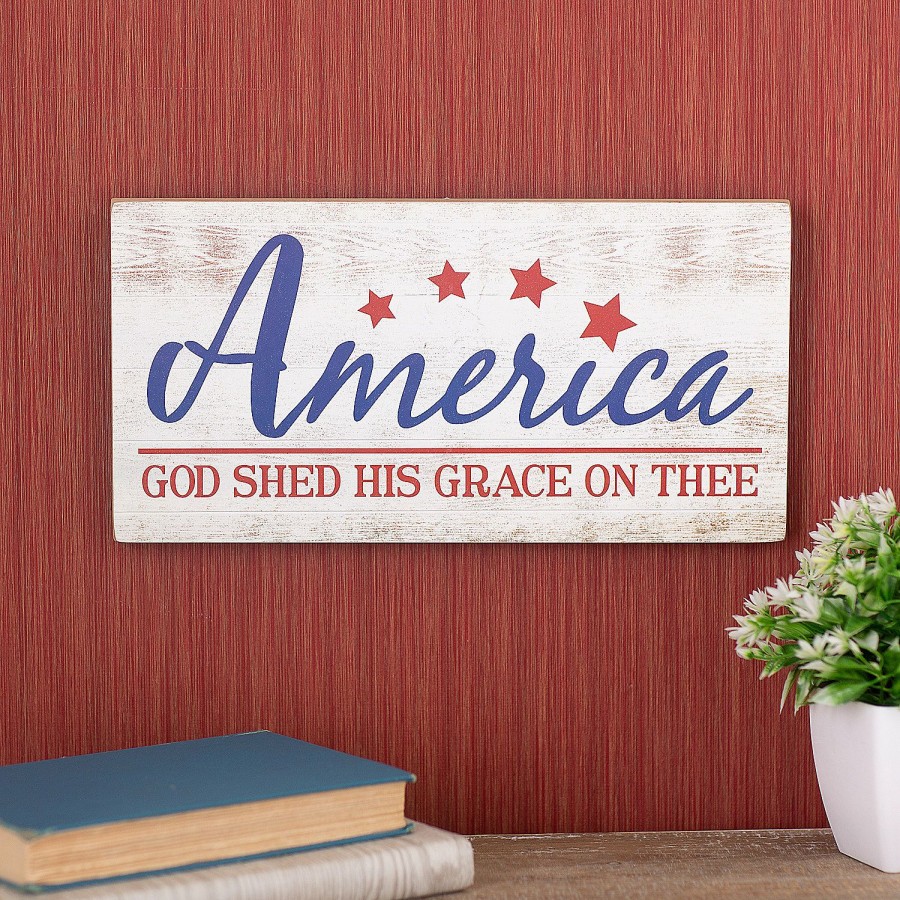 Signs * | Flash Sale God Shed His Grace On Thee Sign