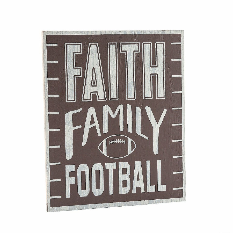 Signs * | New Faith Family Football Sign