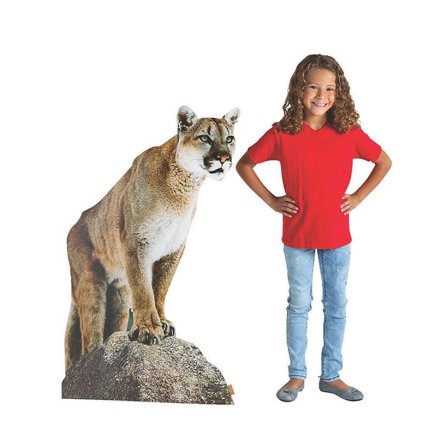 Cardboard Cutouts * | Buy Mountain Lion Cardboard Stand-Up