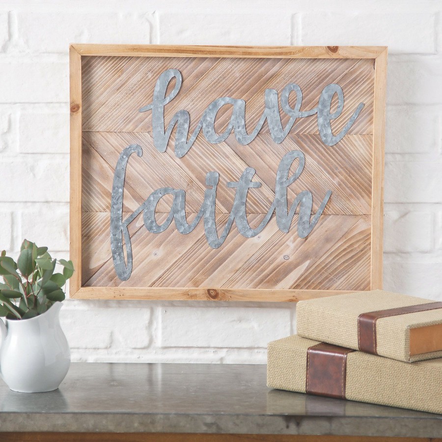 Signs * | Best Sale Have Faith Sign