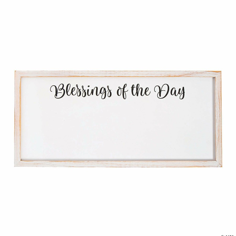 Signs * | Outlet Blessings Of The Day Dry Erase Sign