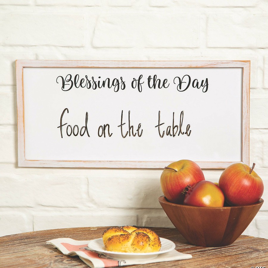 Signs * | Outlet Blessings Of The Day Dry Erase Sign