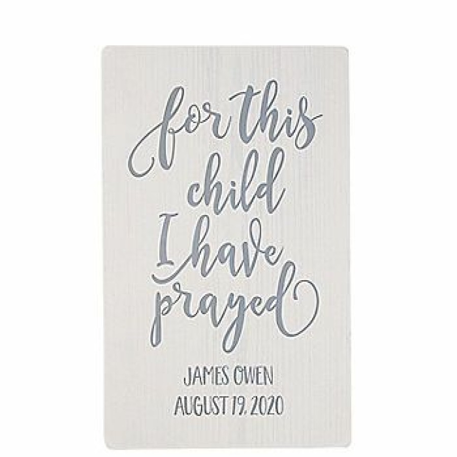 Signs * | Top 10 Personalized For This Child Wooden Sign