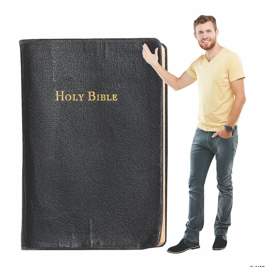 Cardboard Cutouts * | Budget The Holy Bible Cardboard Stand-Up