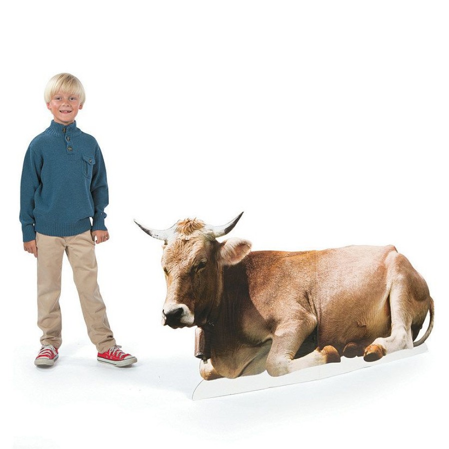 Cardboard Cutouts * | Best Reviews Of Cow Nativity Cardboard Stand-Up