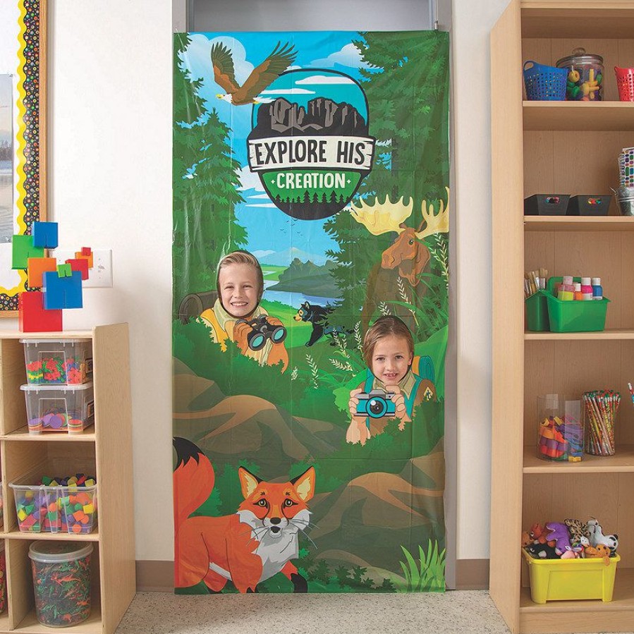 Door Decorations * | New Wild Encounters Vbs Photo Door Banner