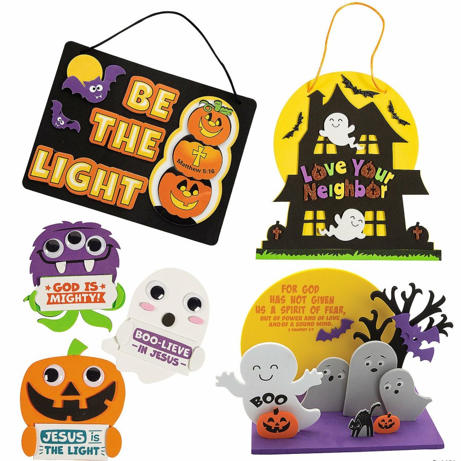 Signs * | New Fear Not With God Halloween Craft Assortment Makes 48