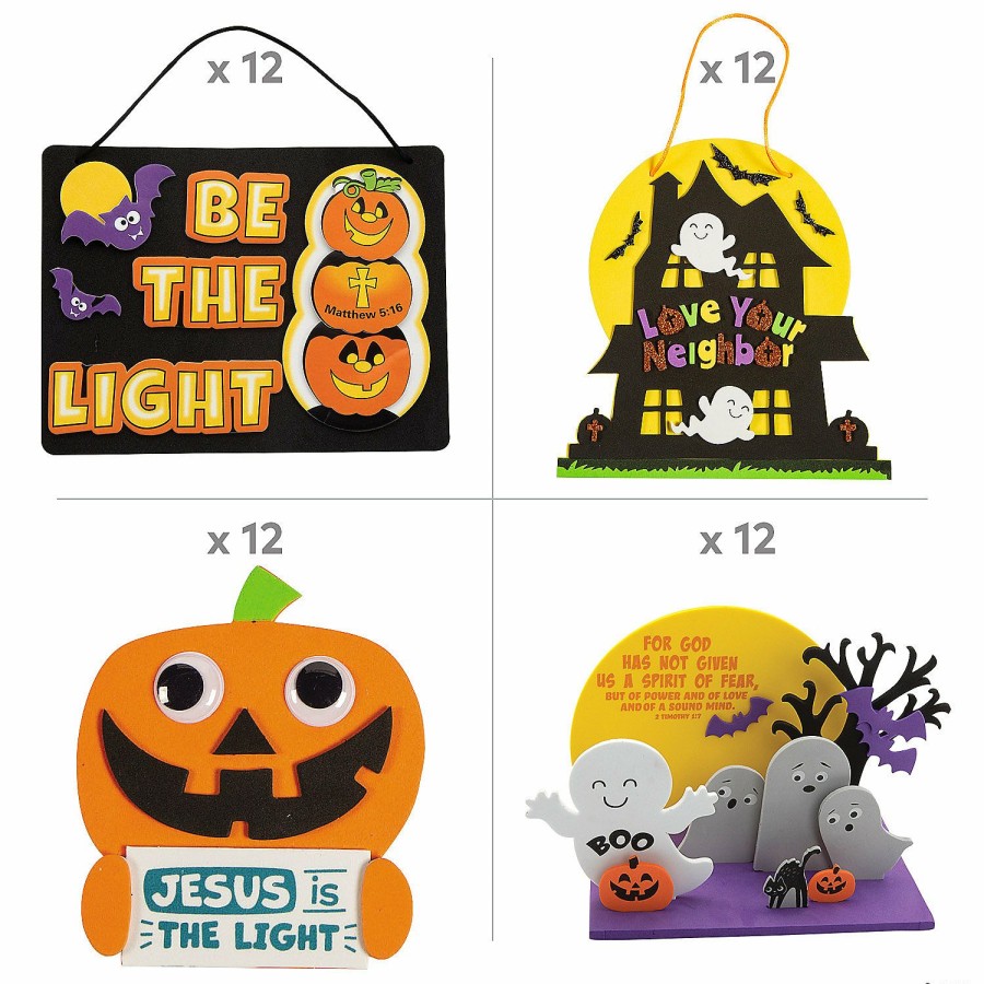 Signs * | New Fear Not With God Halloween Craft Assortment Makes 48