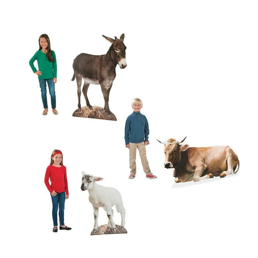 Cardboard Cutouts * | Buy Nativity Cardboard Stand-Ups 3 Pc.