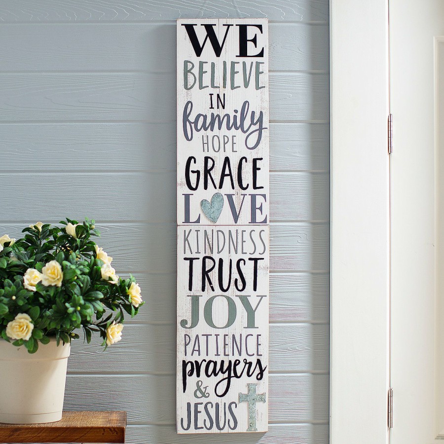 Signs * | Buy Positively Simple Faith Porch Sign