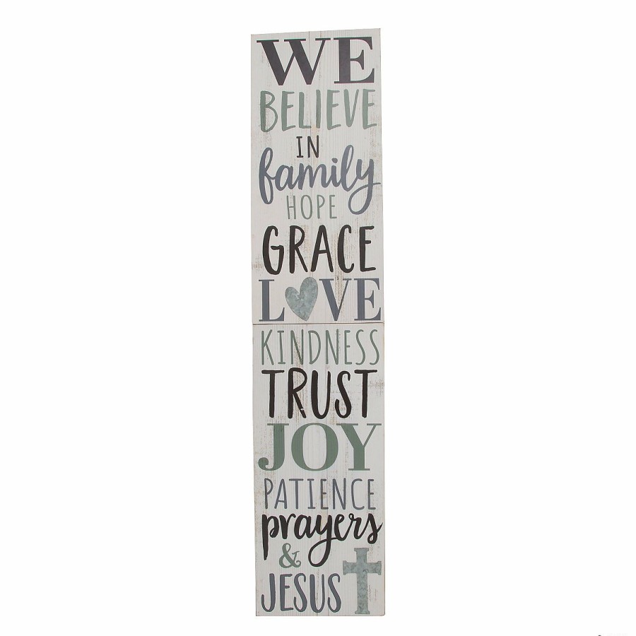 Signs * | Buy Positively Simple Faith Porch Sign