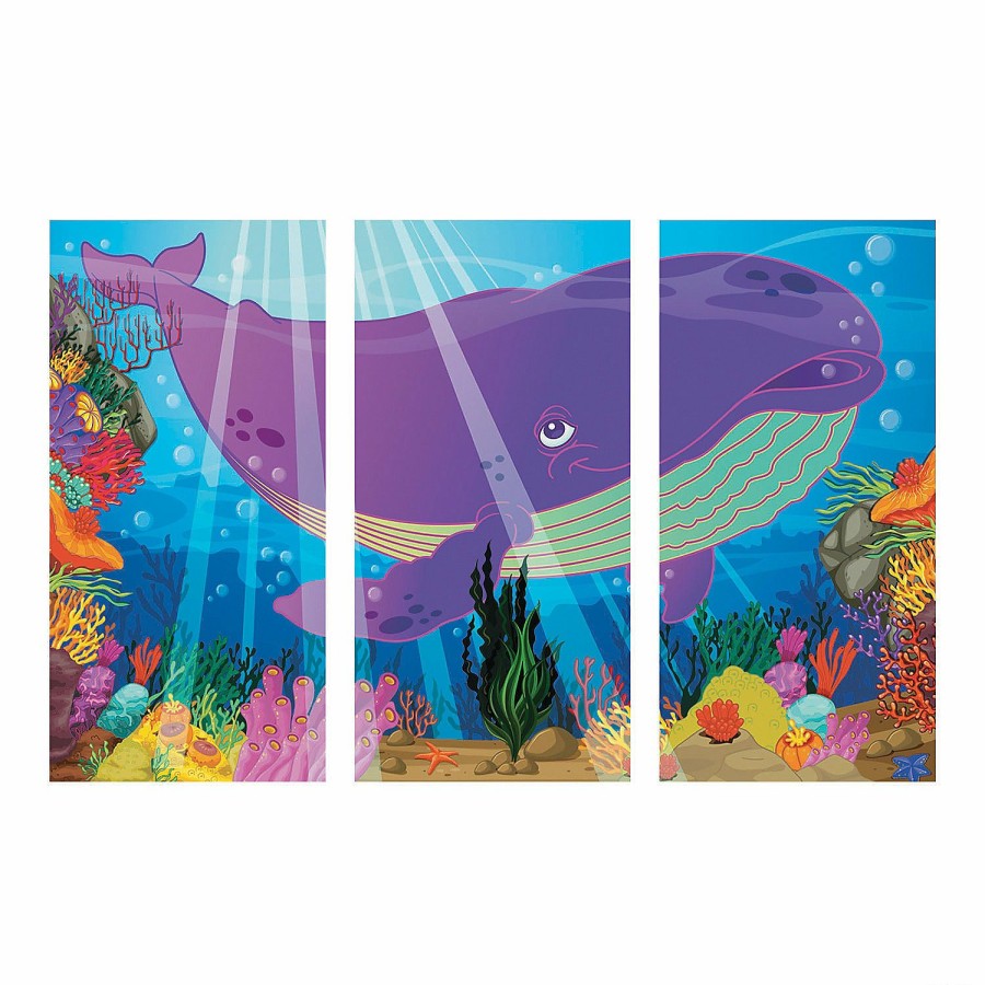 Backdrops & Scene Setters * | Cheapest Jonah & The Whale Backdrop Banner 3 Pc.