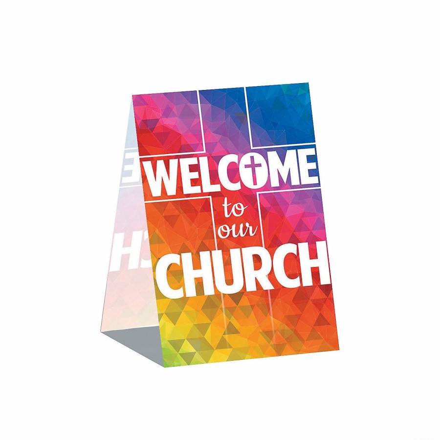 Yard Signs * | Cheap Welcome To Our Church A-Frame Sign