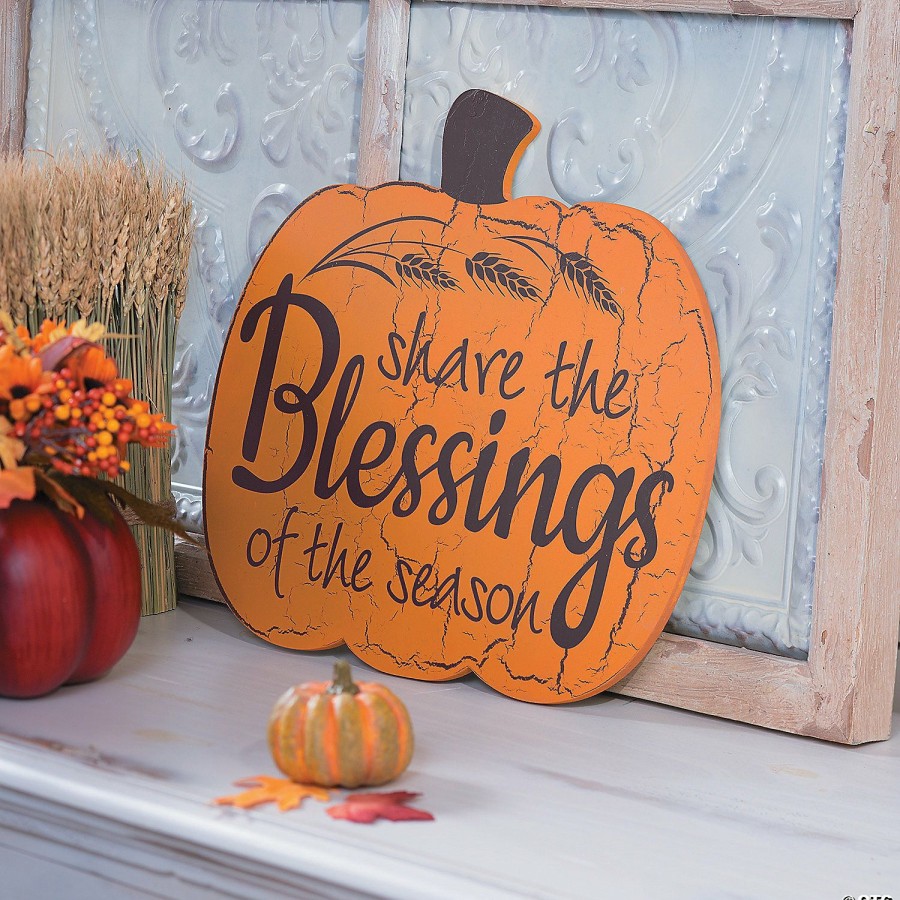 Door Decorations * | Promo Faith Fall Door Sign