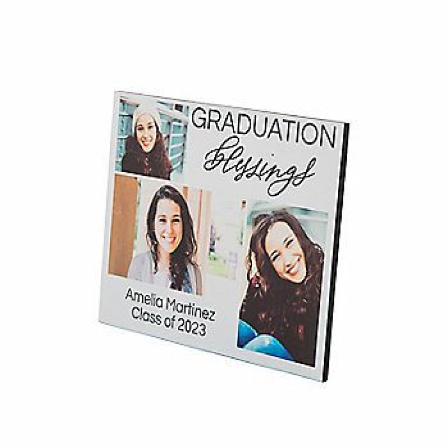 Signs * | Discount Personalized Medium Religious Graduation Tabletop Sign