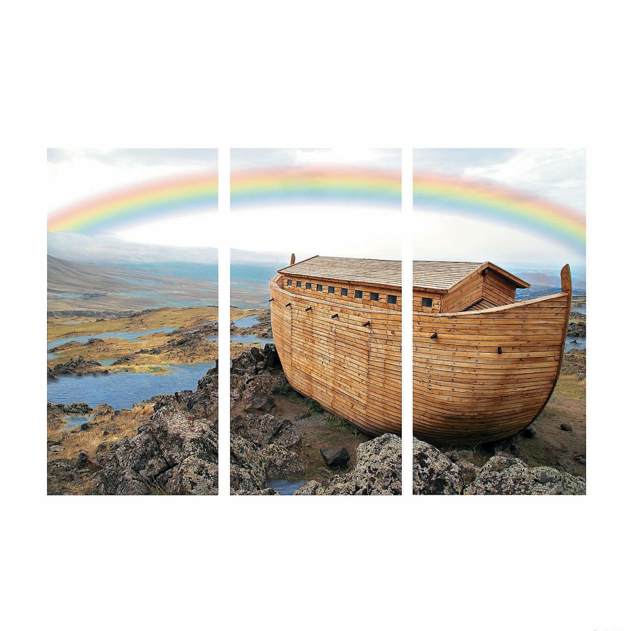 Backdrops & Scene Setters * | Deals Noah'S Ark Backdrop Banner 2 Pc.