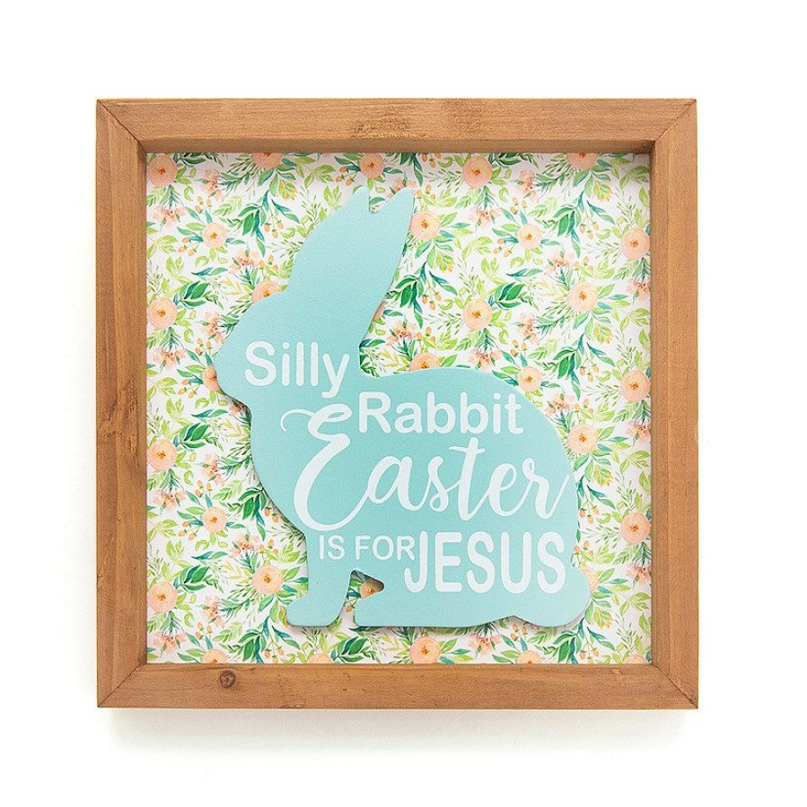 Signs * | New Easter Is For Jesus Decor Sign