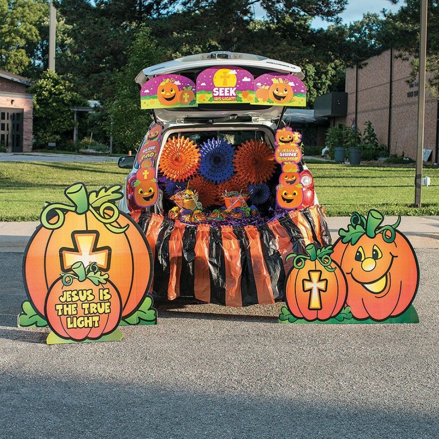 Decorating Kits * | Outlet Christian Pumpkin Trunk-Or-Treat Grand Decorating Kit 35 Pc.