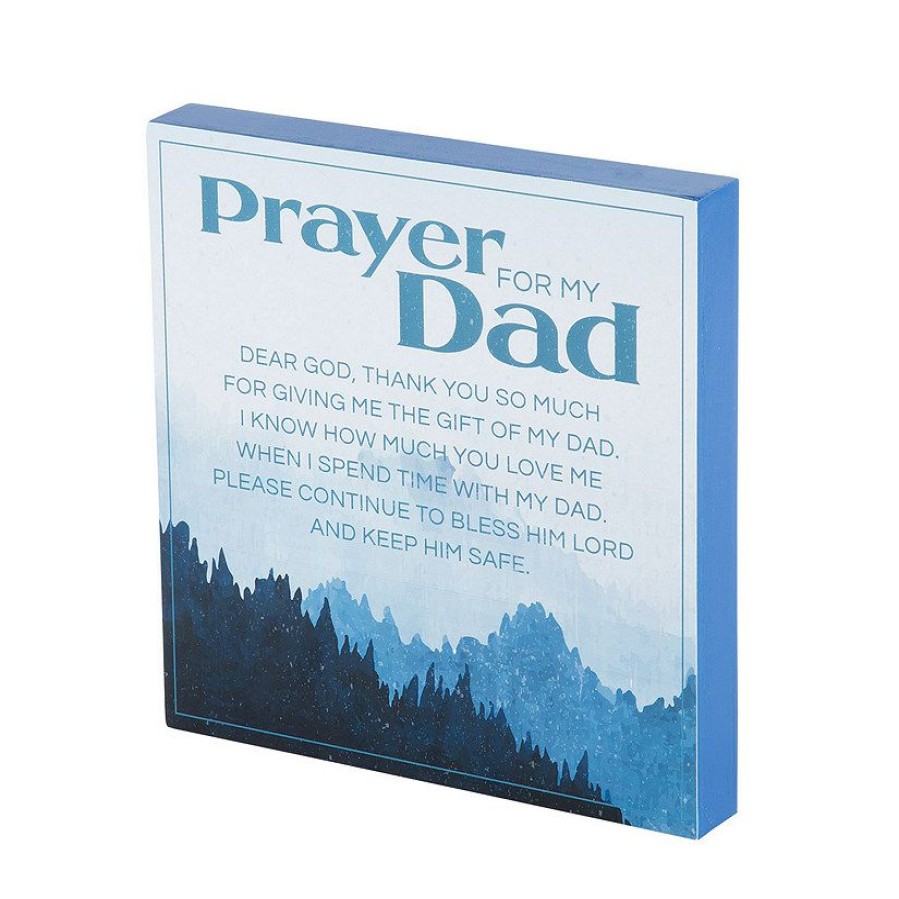 Signs * | Buy Prayer For My Dad Tabletop Sign