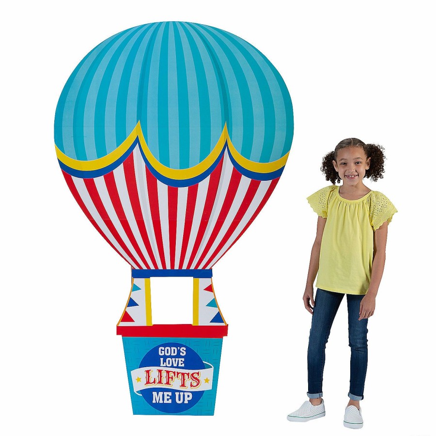 Cardboard Cutouts * | Promo Church Carnival Hot Air Balloon Stand-Up