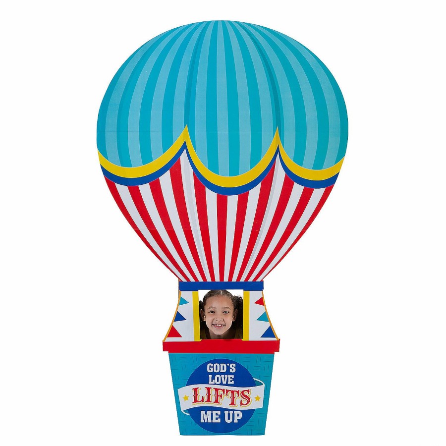 Cardboard Cutouts * | Promo Church Carnival Hot Air Balloon Stand-Up