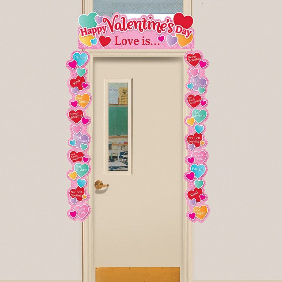 Door Decorations * | Coupon Religious Valentine'S Day Door Border