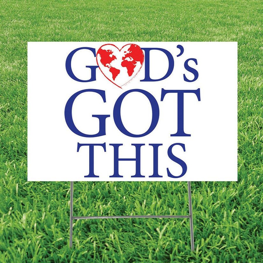 Yard Signs * | Budget God'S Got This Yard Sign