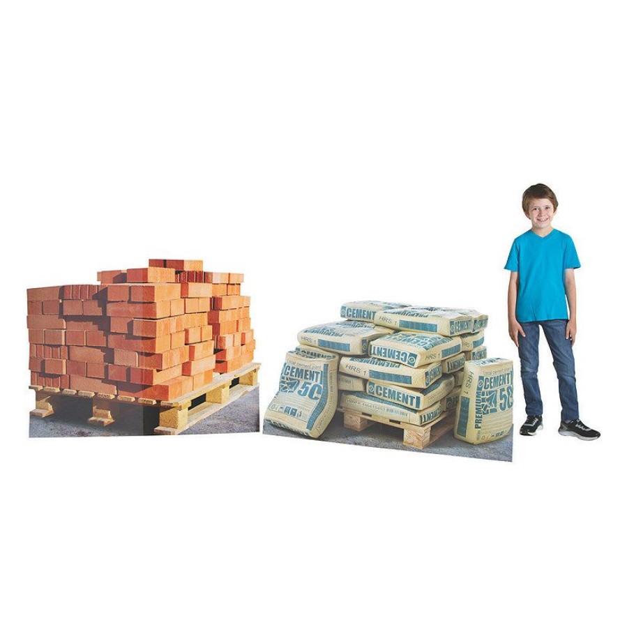 Cardboard Cutouts * | Wholesale Construction Material Cardboard Stand-Ups 2 Pc.